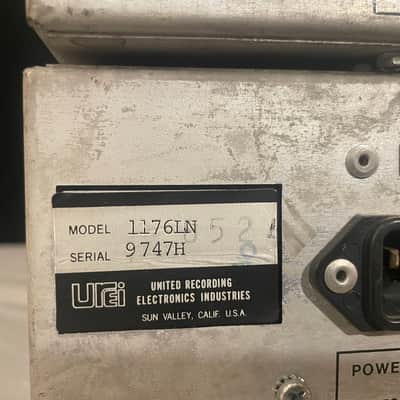 Urei Universal Audio 1176LN Rev. H Limiting Amplifier image 5