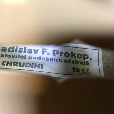 Violin Ladislav F. Prokop 1932 image 3
