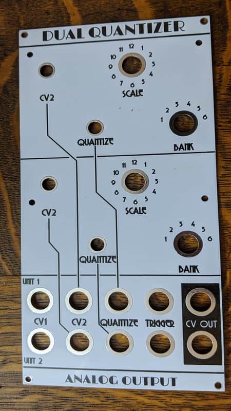 Kosmo Analog Output Dual Quantizer front panel image 1