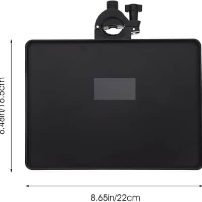 1pc Mic Rack Stand Tray Adjustable Clamp-On Rack Tray Holder Universal Mic Microphone Stand Tray for Live Streaming Karaoke Concert image 2