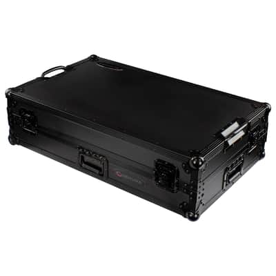 Odyssey FZGSRANE4W1BL - RANE FOUR Black Label 1U Flight Case with Glide Style Laptop Platform and Wheels image 5