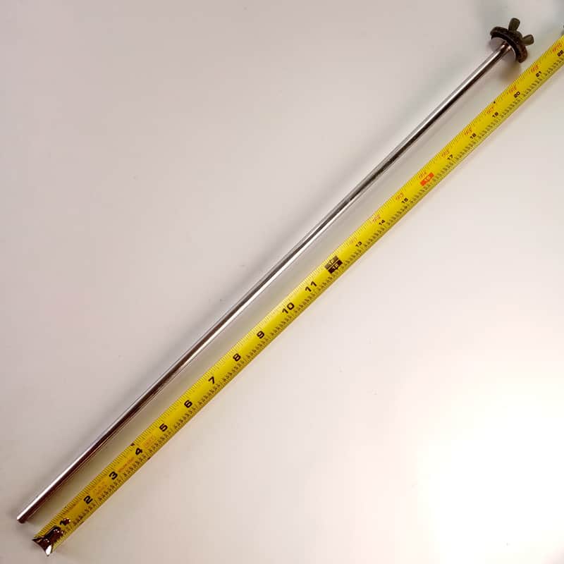 Leedy/Ludwig 5/16x21" Rod Straight Arm Chrome Cymbal Holder Mount Vintage30s USA image 1
