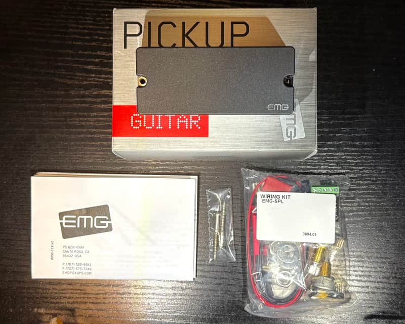 EMG 81-7 7-String Active Humbucker Bridge Pickup, Black image 1
