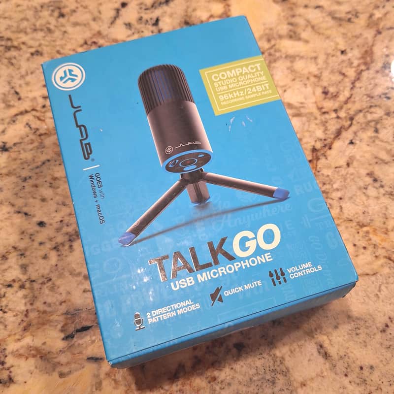 JLab Epic Talk USB Microphone Black Sealed new in box Lot 82-683 image 1
