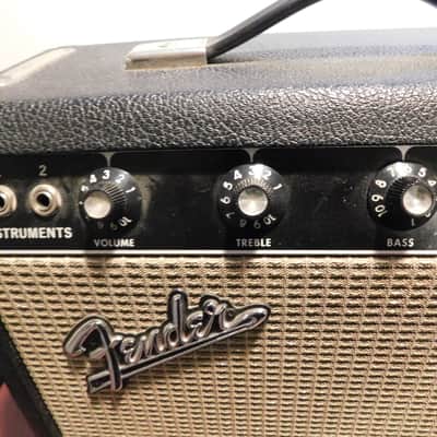 1966 Fender Champ Amp Blackface 6 Watt 1x8" Electric Guitar Amplifier ! image 2