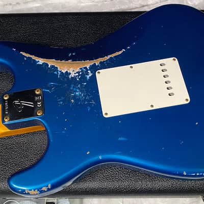 NEW! Fender Custom Shop Special Run '69 Stratocaster Heavy Relic - Handwound P/U's - Aged Aquamarine Metallic - Reverse Headstock - 8lbs - Authorized Dealer - One OFF! SUPER RARE! G07466 image 10