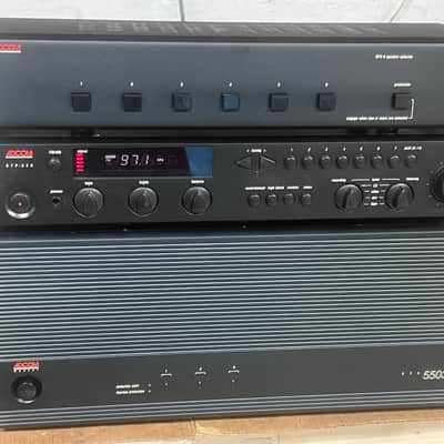 Adcom Adcom GTP 350 Pre & Adcom GFA 5503 Amp & Adcom GDS 6 speaker selector 1990-1999 - Black image 10