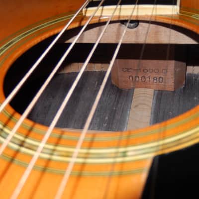 MADE IN JAPAN 1980 - CAT'S EYES CE1000D - WONDERFUL - MARTIN D41 CLASS -  ACOUSTIC GUITAR image 5