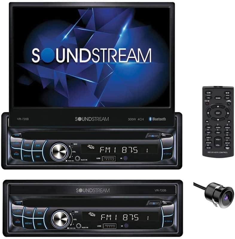 Soundstream VR-720B Multimedia Receiver/Single DIN, 7