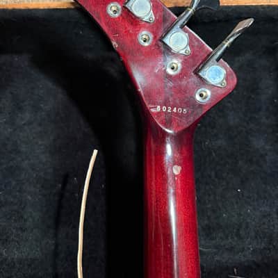 Washburn B-20 8 String Bass 1970s - Sunburst image 7