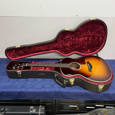 Used Taylor 214e-SB DLX Grand Auditorium Acoustic Electric Guitar Tobacco Sunburst with Case 2018 image 1