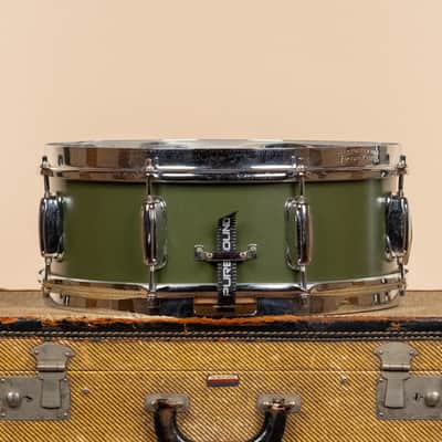 1990s Slingerland Nashville Era Radio King Refinished in Forest Green - 5.5x14 image 4