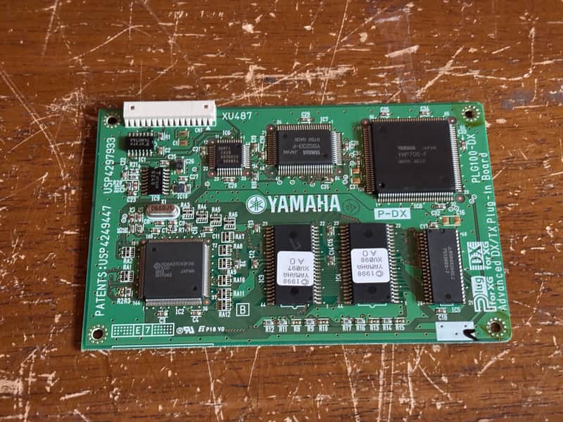 Yamaha PLG100-DX Vintage FM Synth Plug-In Board FM Synthesis DX7 sound image 1
