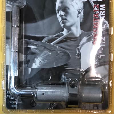 DW DWSMTA12 1.5" to 12.7mm L-Arm Tom Mount with Memory Lock 2010s - Chrome image 2