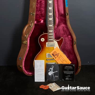Gibson Custom Shop 59 Les Paul Joe Perry Signature Tom Murphy Aged Tobacco Burst 2013 (Cod.1721UG) image 23