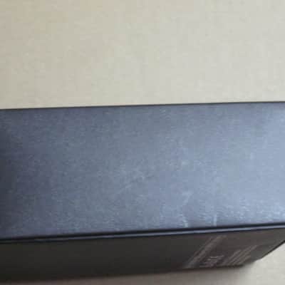 less than light average wear Boss EMPTY BOX for GE-7 Equalizer (NO pedal / NO paperwork) specifically from 2017 -  but can be a home for other year GE7 pedal) outside of box is black with blue, light green, & white graphic image 10