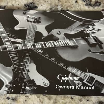 Epiphone Owners Manual 2003 Casino Les Paul Flying V AlleyKat B. B. King Special II Fat 210Jack Cassidy Bass image 1