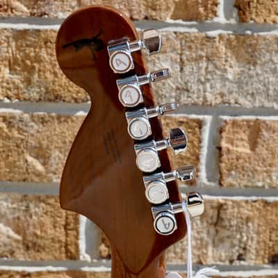 Fender Tom DeLonge Starcaster Rosewood Fingerboard Chrome Hardware Satin Surf Green image 8
