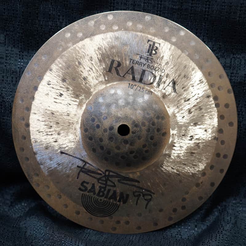 Sabian Radia Series 10" Splash AUTOGRAPHED by Terry Bozzio image 1