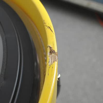 1980s Yamaha Tour Custom 8000 "Mellow Yellow" Drum Set image 19