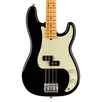 Fender American Professional II Precision Bass - Black w/ Maple FB image 1