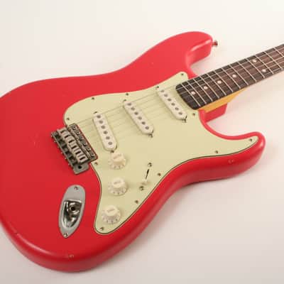 Nash Guitars S-63 Fiesta Red Lollar Pickups image 2