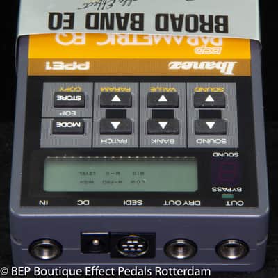 Ibanez PPE-1 DCP Parametric EQ 1989 s/n 211617 Japan mounted with 5x JRC4558D op amps image 8