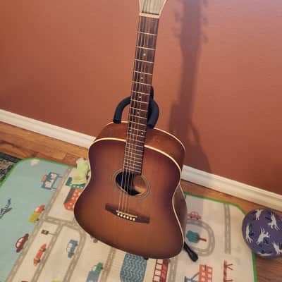 Seagull Entourage Rustic QIT Dreadnought 2010s - Rustic Burst image 2