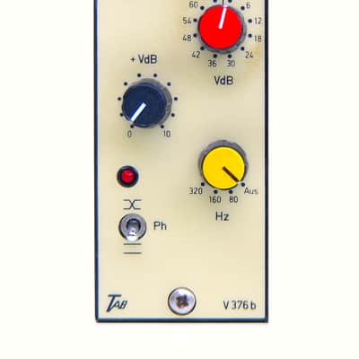 TAB V376b Mic Pre, V76 successor, natural sound, recapped, mint condition, with XLR pigtail, plug and play V376 b image 2