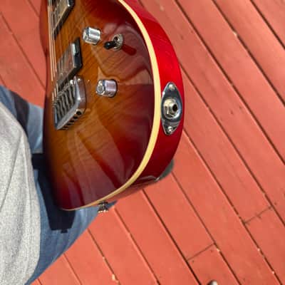 G&L ASAT Deluxe Cherry Sunburst 2000’s - Cherry Sunburst image 8