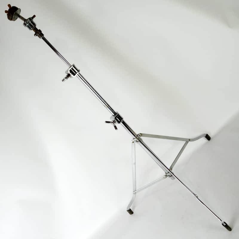 *Rogers Cleveland Swan-Leg Cymbal Stand Holiday/Powertone Vintage 60s Chrome USA image 1
