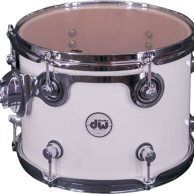 DW Design Series 12" x 9" Rack Tom Drum – Gloss White – Mint image 1