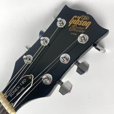 Gibson Sonex-180 Deluxe 1982 - Ebony Finish Original Gibson HSC image 6