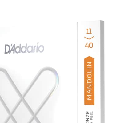 D'Addario XSM1140 Mandolin Strings Phosphor Bronze,  Medium, 11-40 image 2