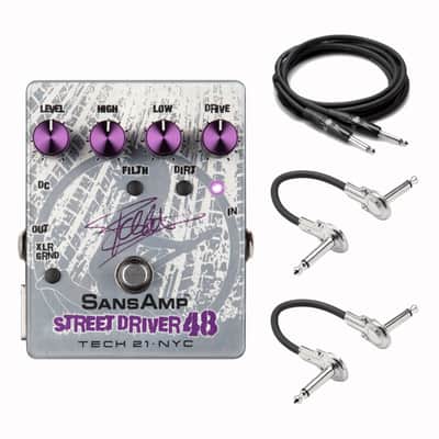 New Tech 21 Frank Bello FB48 Street Sweeper Sans Amp Bass Guitar Effects Pedal image 1