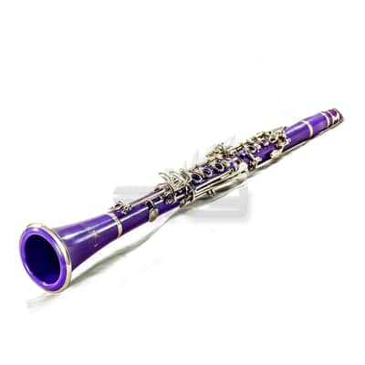 SKY Music High Quality Bb Purple Clarinet Package Nickle Silver Keys German Style image 2