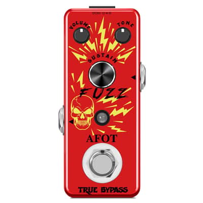 Classic Fuzz Guitar Pedal Vintage Fuzz Mini Guitar Effects Pedal Traditional Fuzz Effect, Plump and Rich Tone,Guitar Effects Pedal True Bypass image 1