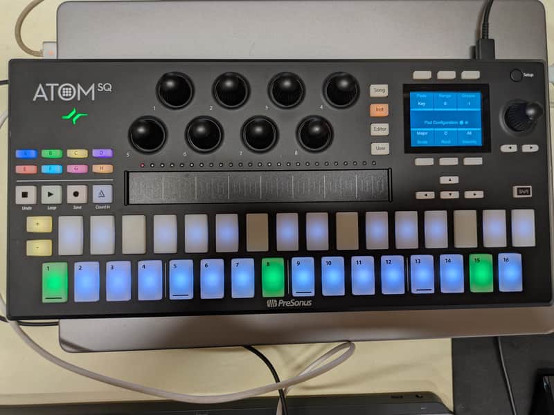 PreSonus Atom SQ MIDI Keyboard Controller 2020 - Black image 1