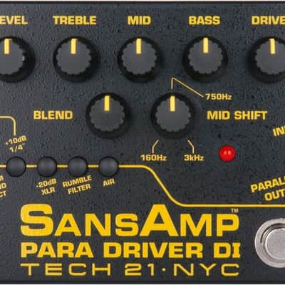 Tech 21 SansAmp Para Driver V2 DI Pedal - 20th Anniversary image 2