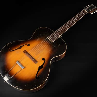1936 Kalamazoo KG-31 - Sunburst | USA Gibson Vintage Pre War Archtop Jazz Acoustic Guitar K&K Pure Mini Pickup 1.86kg | Case image 5