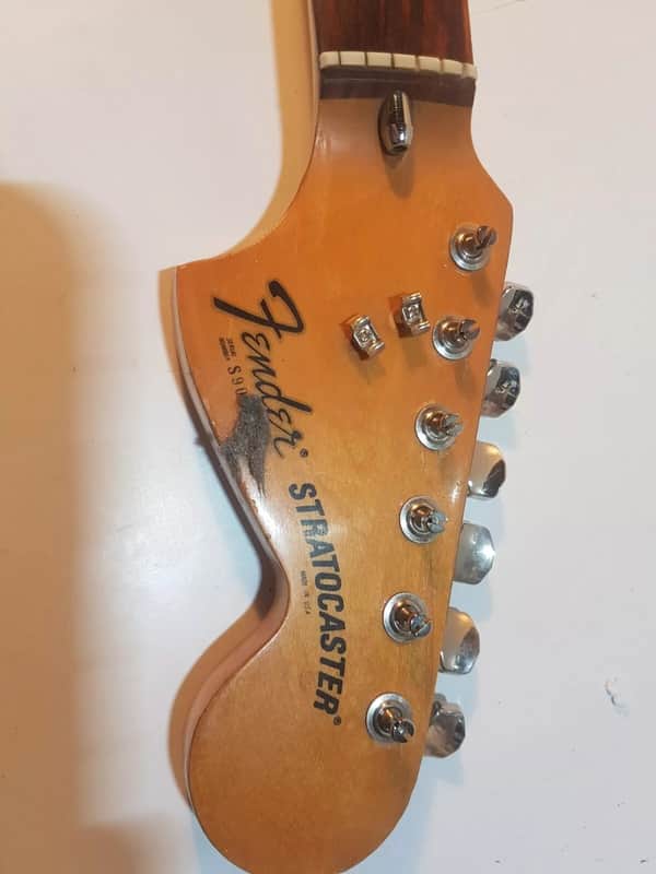 1979 FENDER STRATOCASTER NECK USA - JUMBO FRETS & FLAT RADIUS image 1