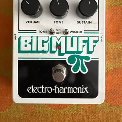 Electro-Harmonix Big Muff Pi with Tone Wicker Distortion / Sustainer 2008 - Present - White / Black / Green image 1