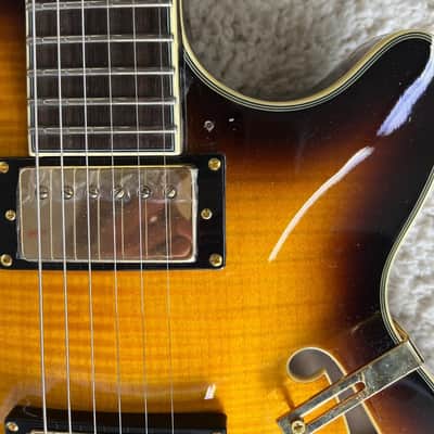 D'Angelico Excel SS Semi-Hollow Electric Guitar w/Stairstep Tailpiece and Case image 9