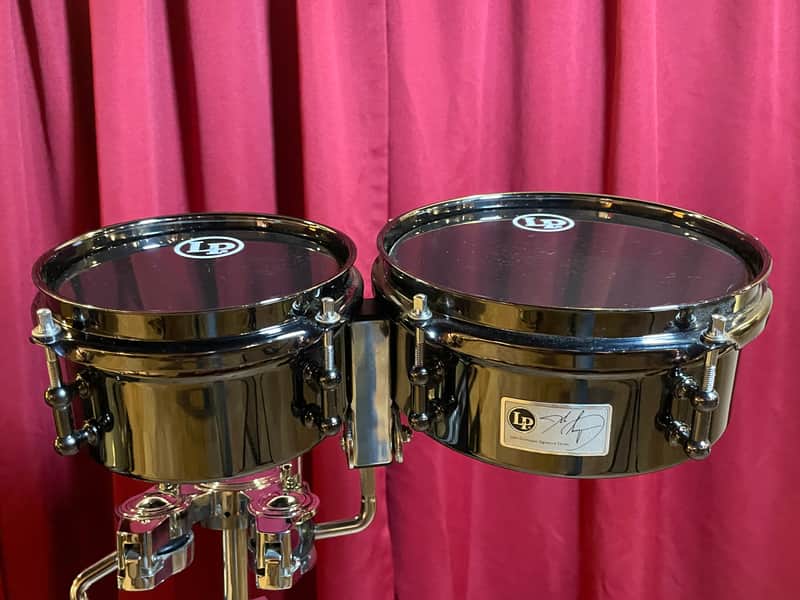LP John Dolmayan Signature Mini Timbales Black Latin Percussion