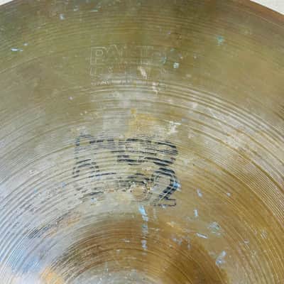 1980 Paiste 14" 2002 Medium Hi-Hat Cymbal (Top) 1980 - Present - Traditional image 4