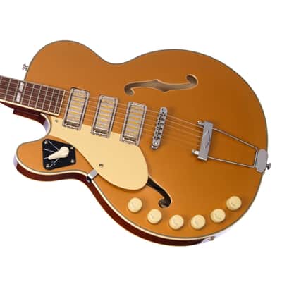 Airline Guitars H59 Goldtop Left-Handed image 3