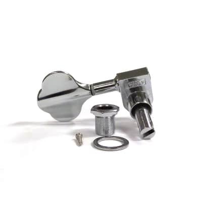 Kay Reissue OEM Bass Guitar Tuning Machines (tuners) by Wilkinson - Complete Set of 4 - Chrome image 3