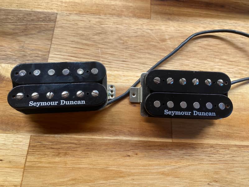 Seymour Duncan SH-6s Duncan Distortion Humbucker Set 2010s - Black image 1