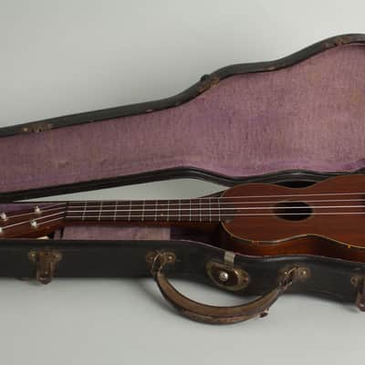 C. F. Martin  Style 1 Soprano Ukulele (1950s), black hard shell case. image 10