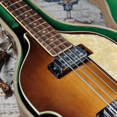 1965 Hofner 500/1 Violin Bass Sunburst image 5